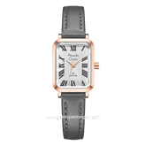 Alexandre Christie AC 2B87 LH Passion Gray Rosegold Leather Strap